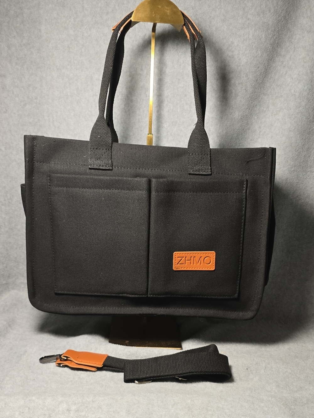ZHMO Canvas Laptop Tote Bag